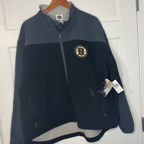 NHL Boston Bruins Mens Full-Zip Jacket - Size 2XL - Picture 1 of 8